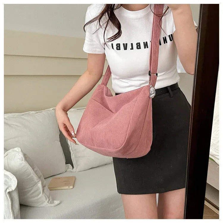Borsa Velluto a coste