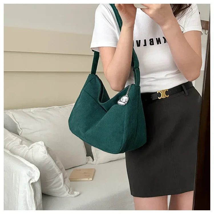 Borsa Velluto a coste
