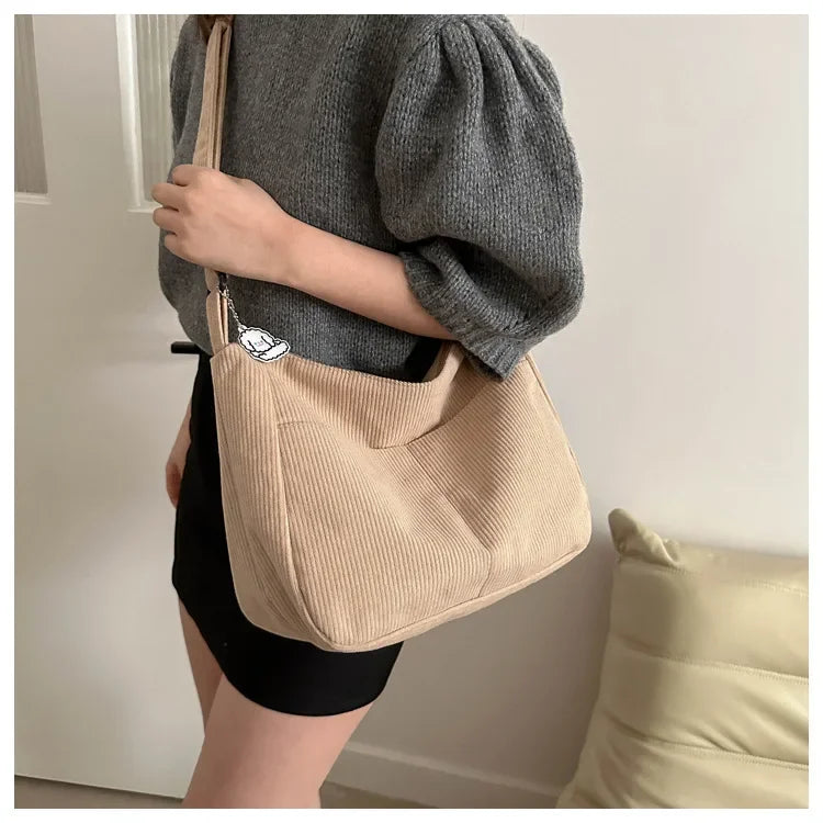 Borsa Velluto a coste
