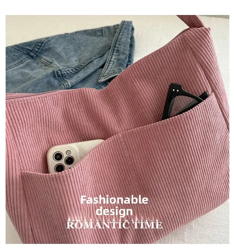 Borsa Velluto a coste
