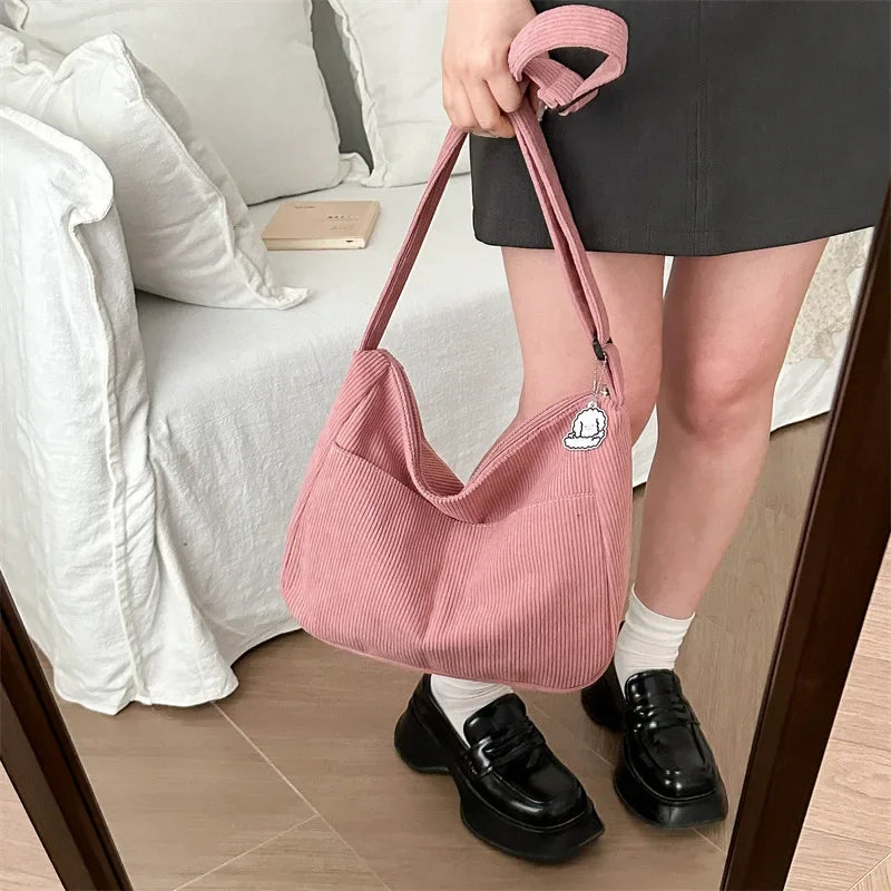 Borsa Velluto a coste
