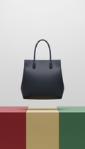Shopper strutturata grigio ardesia