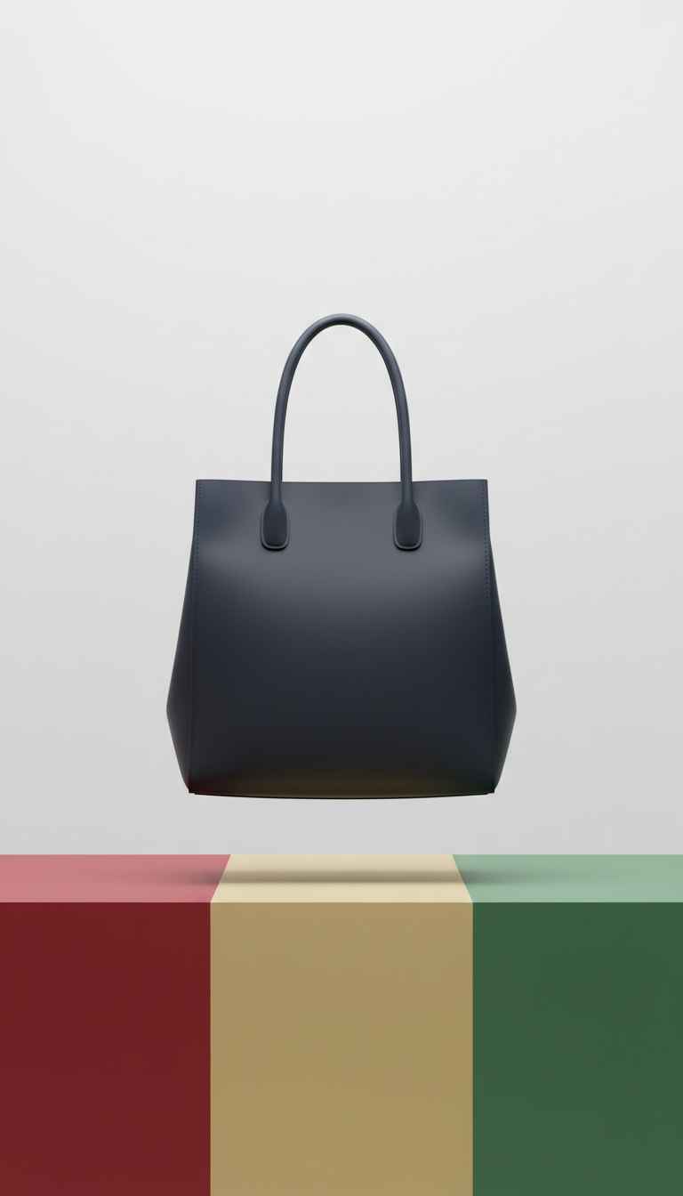 Shopper strutturata grigio ardesia