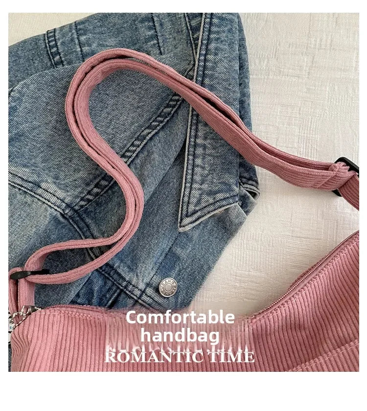 Borsa Velluto a coste