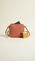 Borsa a tracolla terracotta blush