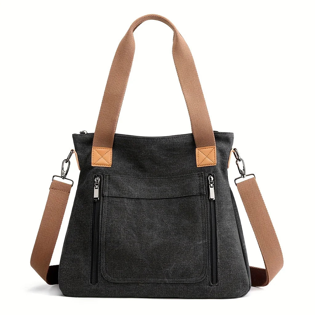 Borsa casual in tela