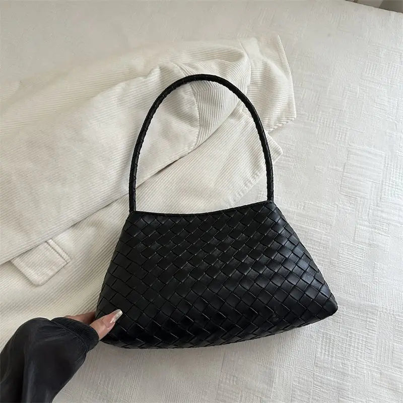 Borsa con motivo intrecciato