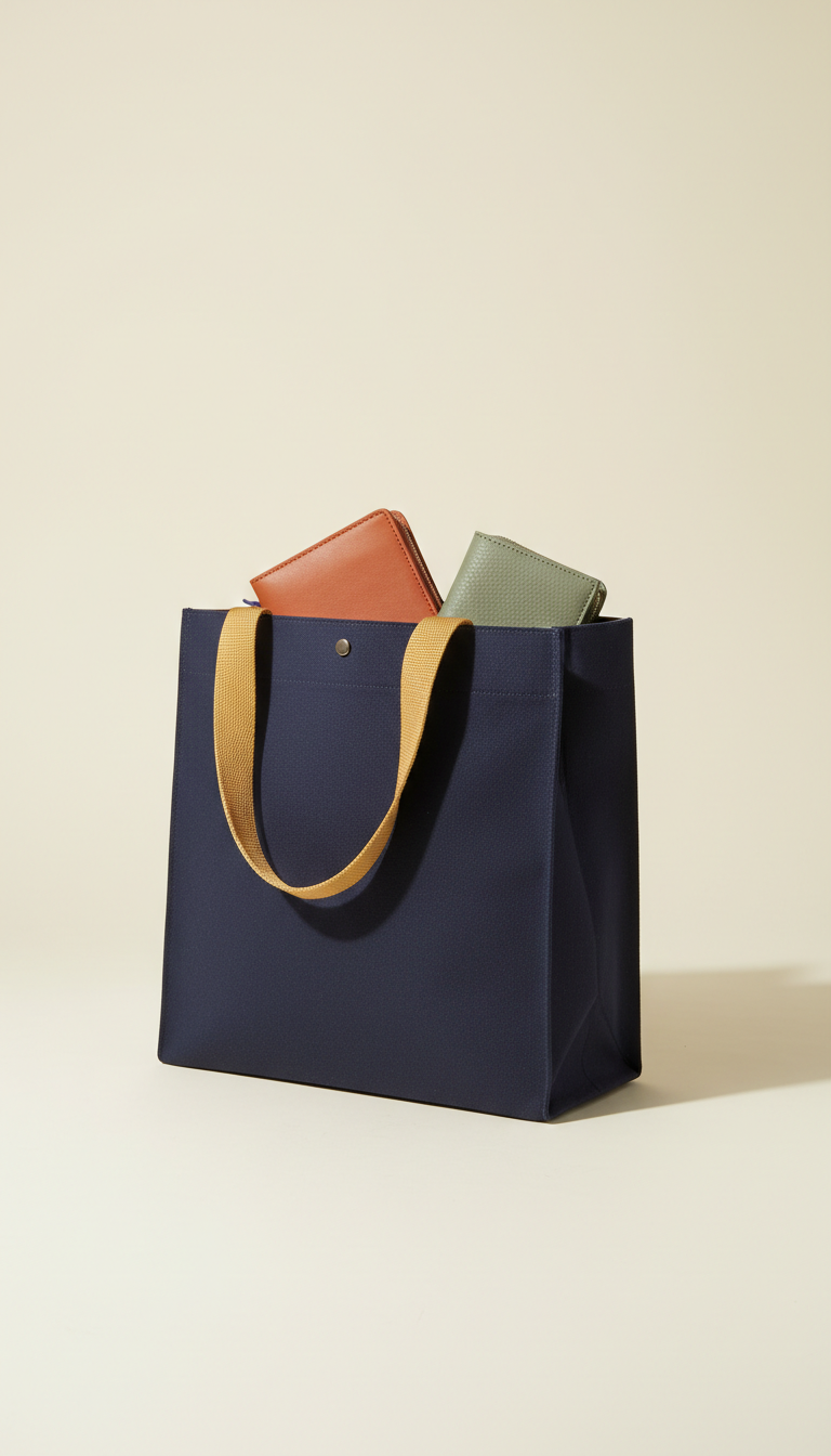 Shopper blu navy classica